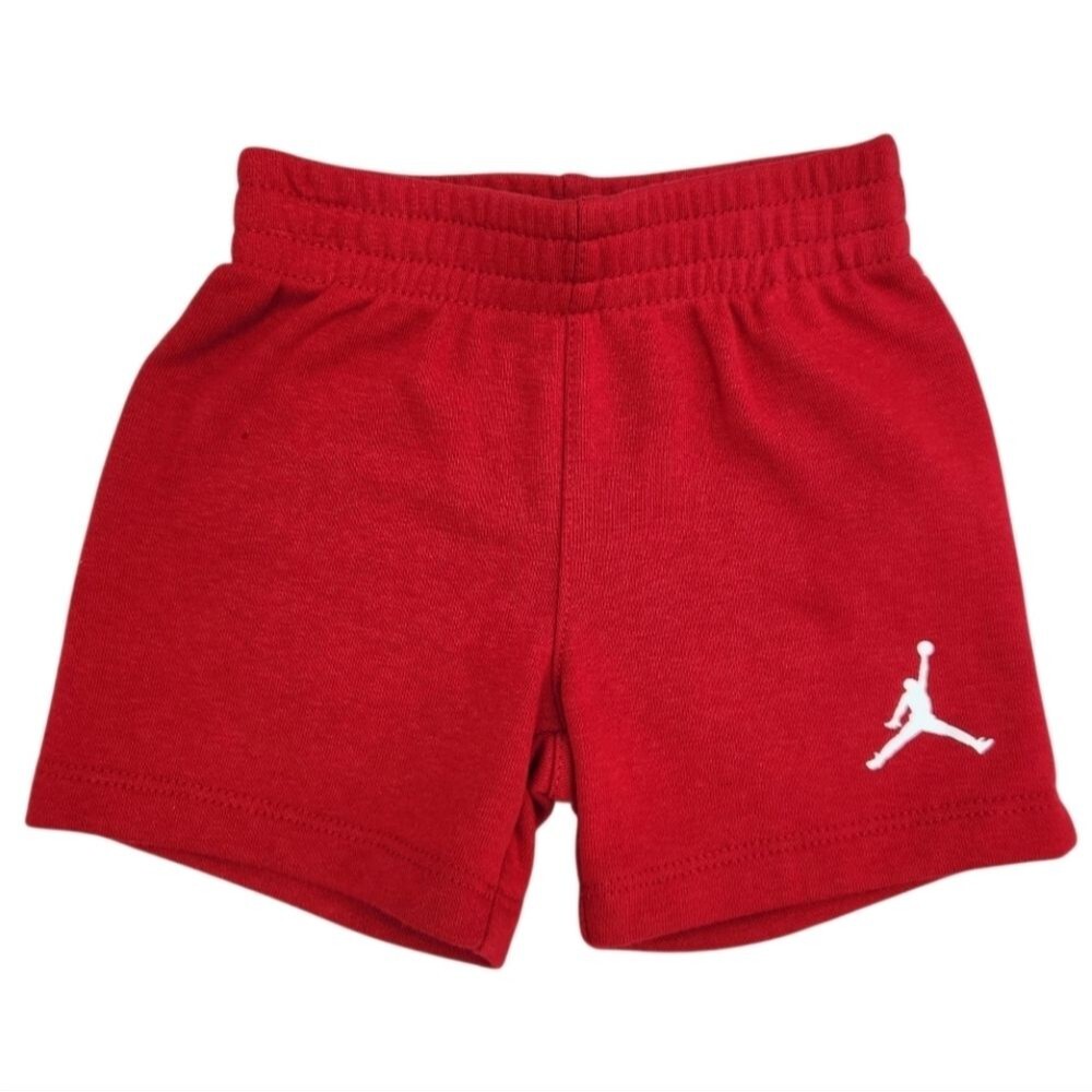 Jordan Air Original Baby Boys Classic Red Shorts Waistband Size 12 Months